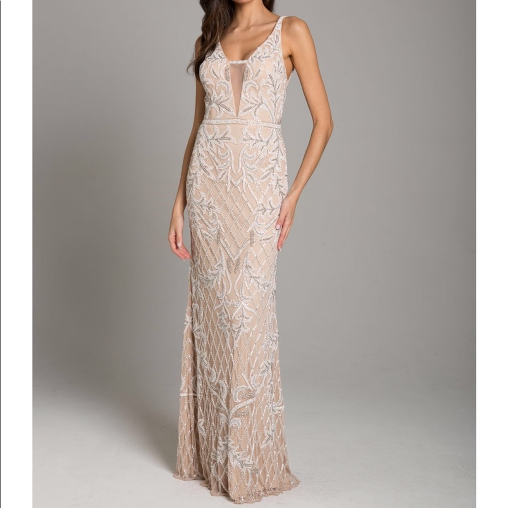 Prom dress mermaid backless from LARA designs.